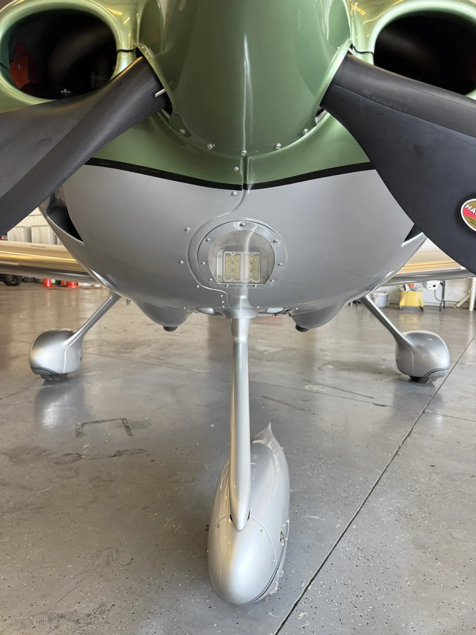 After detailing: cleaned Cirrus SR22 nose